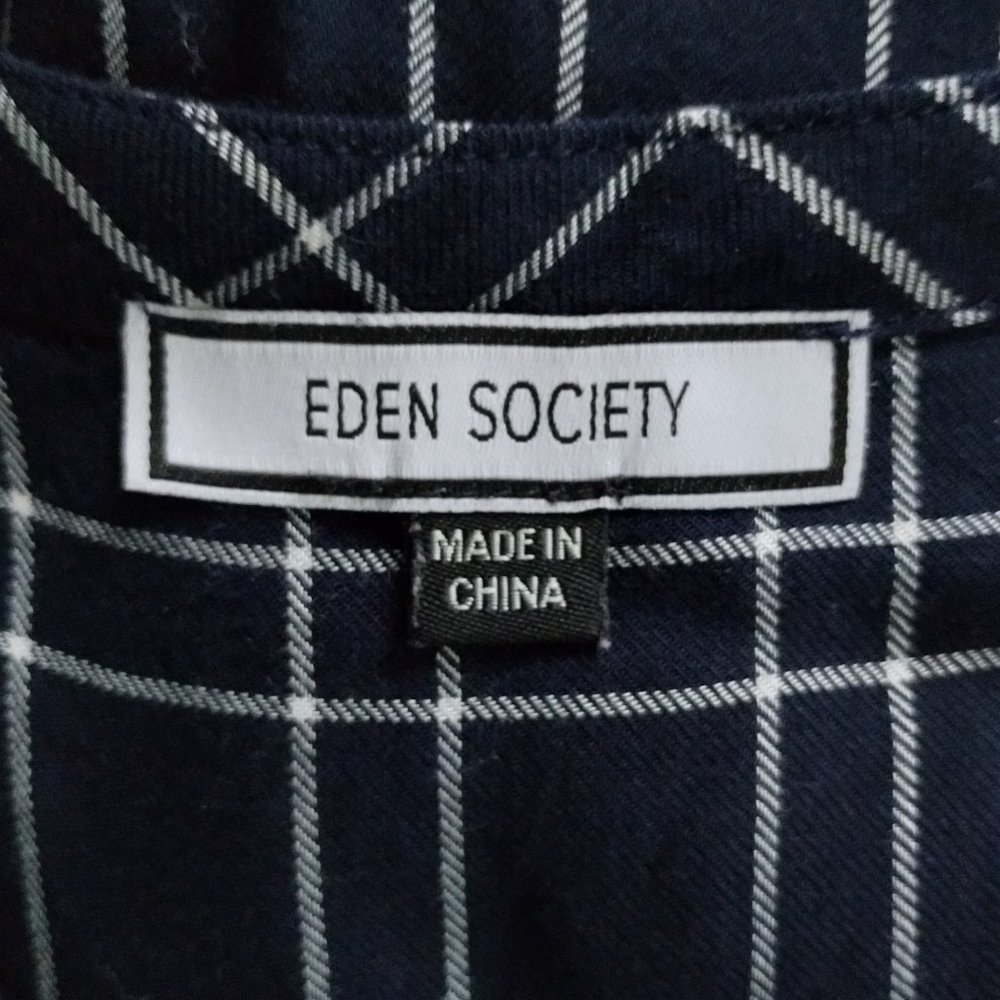 Eden Society Plaid Sleeveless Top - Picture 4 of 5